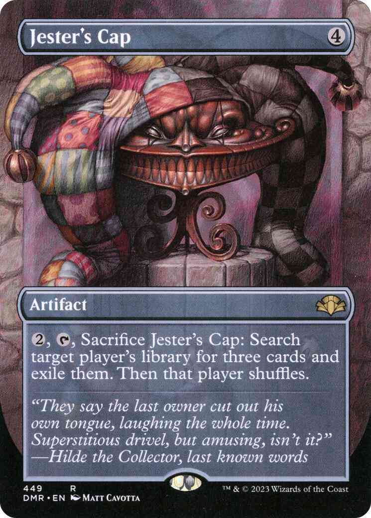 Jester's Cap [449] [Borderless] [Dominaria Remastered] [Non-Foil]