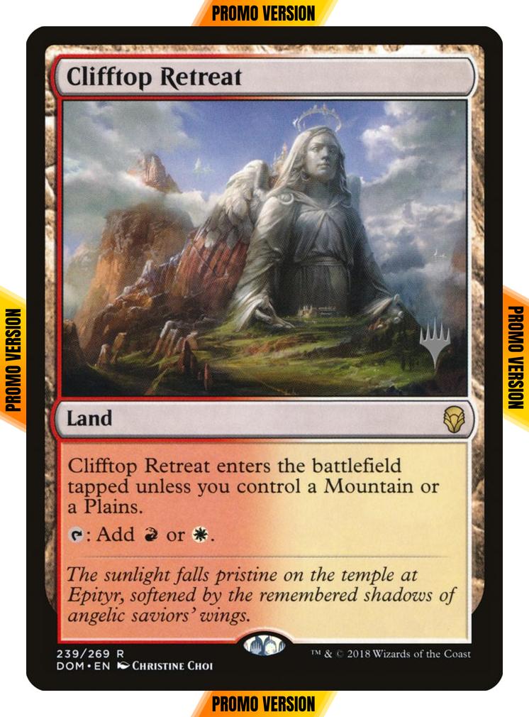 Clifftop Retreat [239p] [Promo Pack] [Dominaria Promos] [Foil]