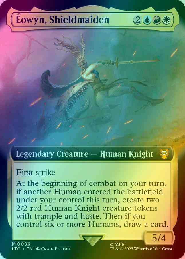Éowyn, Shieldmaiden [86] [Extended Art] [The Lord of the Rings: Tales of Middle-earth: Commander] [Foil]