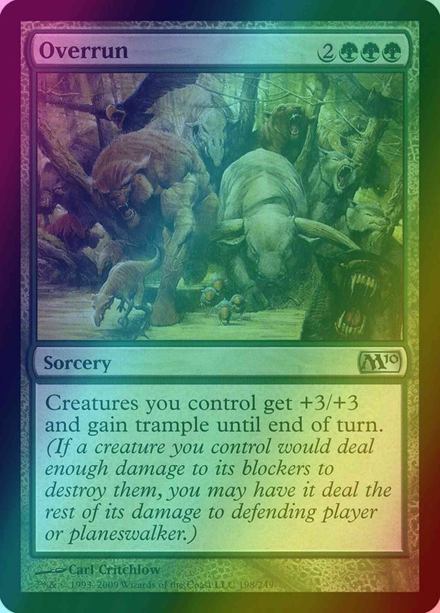 Overrun [198] [Magic 2010] [Foil]