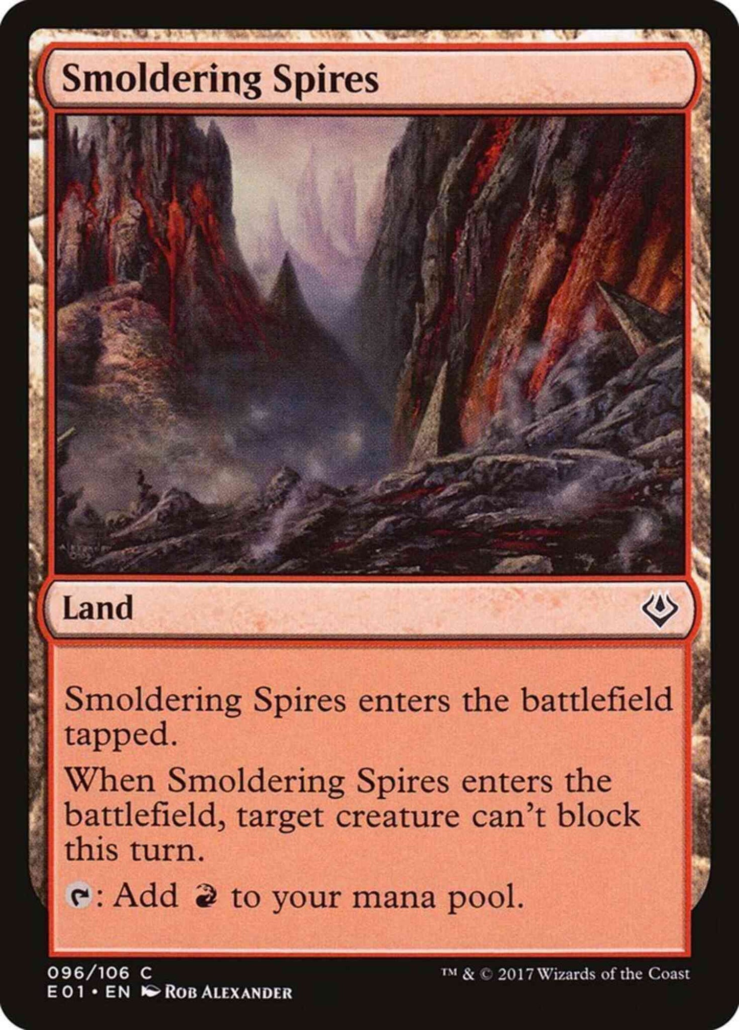Smoldering Spires [96] [Archenemy: Nicol Bolas] [Non-Foil]