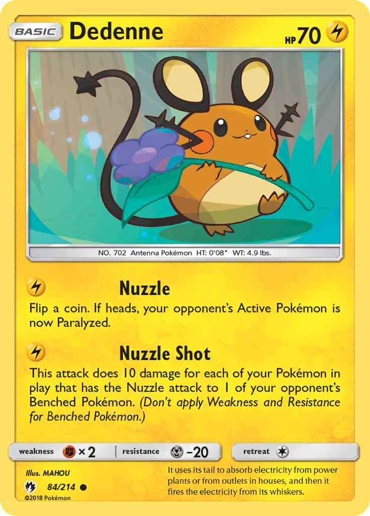 Dedenne - 84/214 - Common [sm8-84] [Non-Holo]