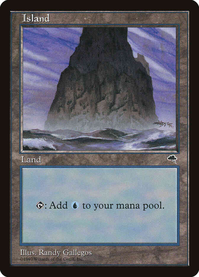 Island [337] [Single Massive Centered] [Tempest] [Non-Foil]