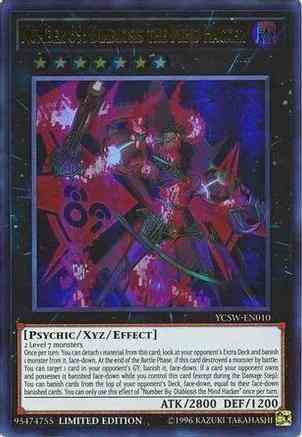 Number 89: Diablosis the Mind Hacker - YCSW-EN010 - Ultra Rare - Limited