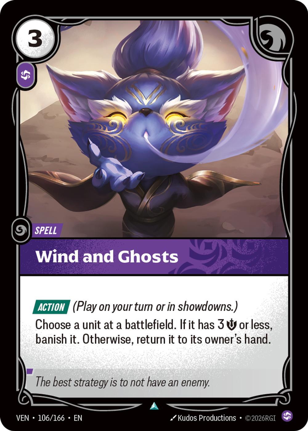 Wind and Ghosts - 106/166 [Vendetta] [Non-Foil]