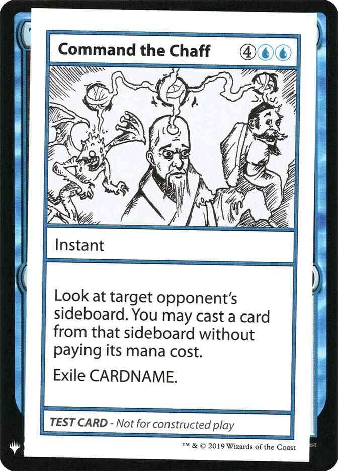 Command the Chaff - Symbol [18] [Mystery Booster Playtest Cards 2019] [Non-Foil]