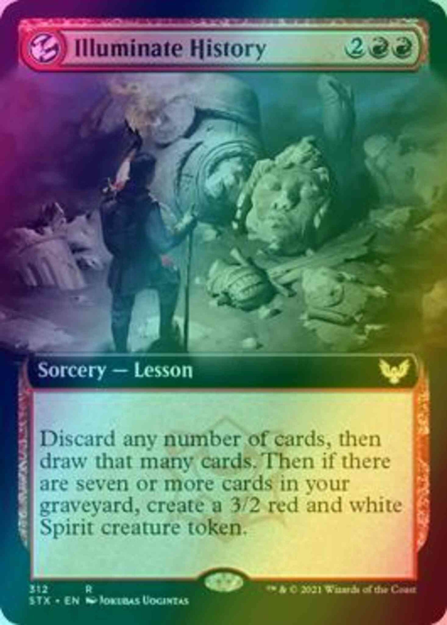 Illuminate History [312] [Extended Art] [Strixhaven: School of Mages] [Foil]