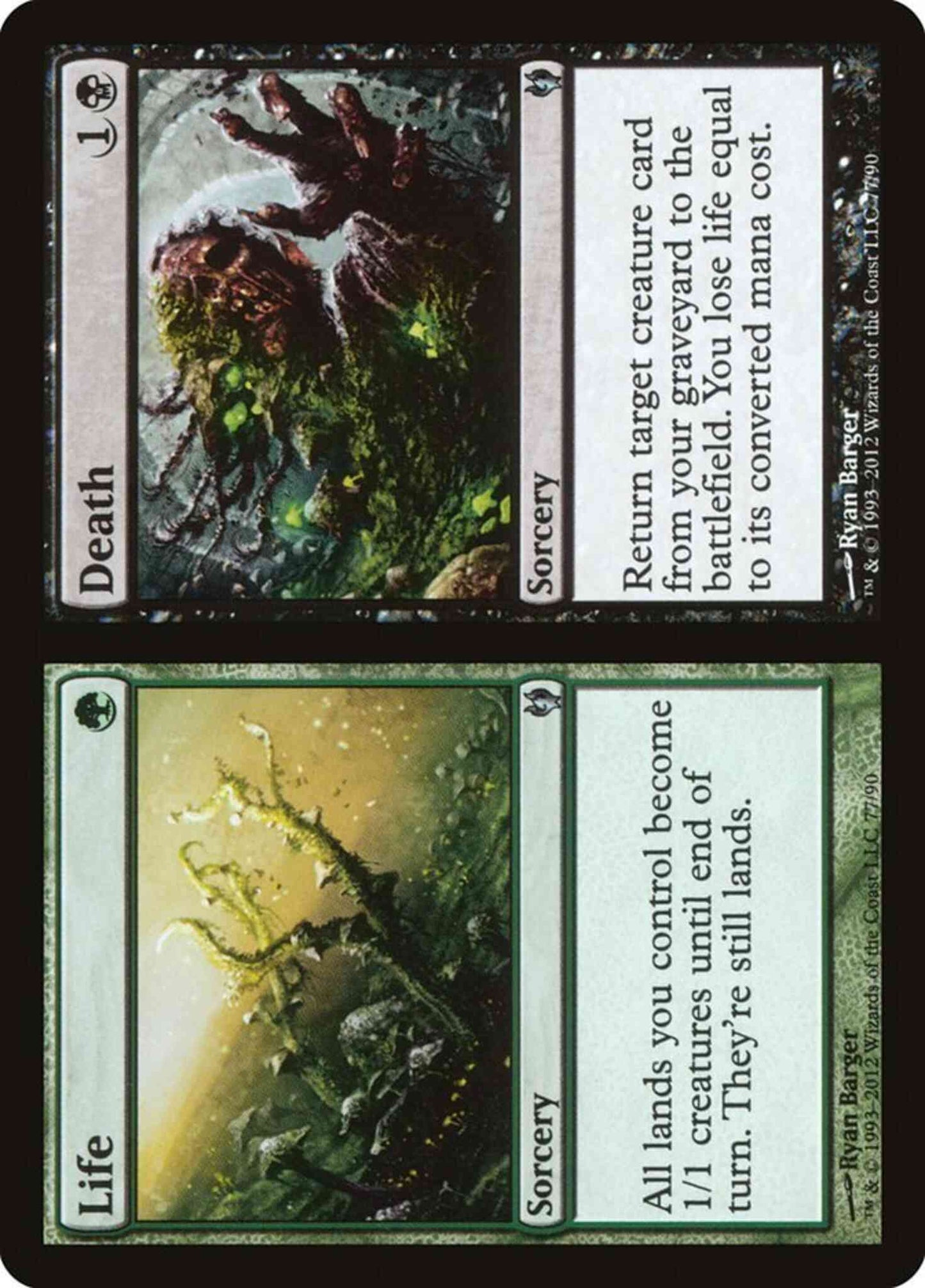 Life // Death [77] [Duel Decks Izzet vs Golgari] [Non-Foil]