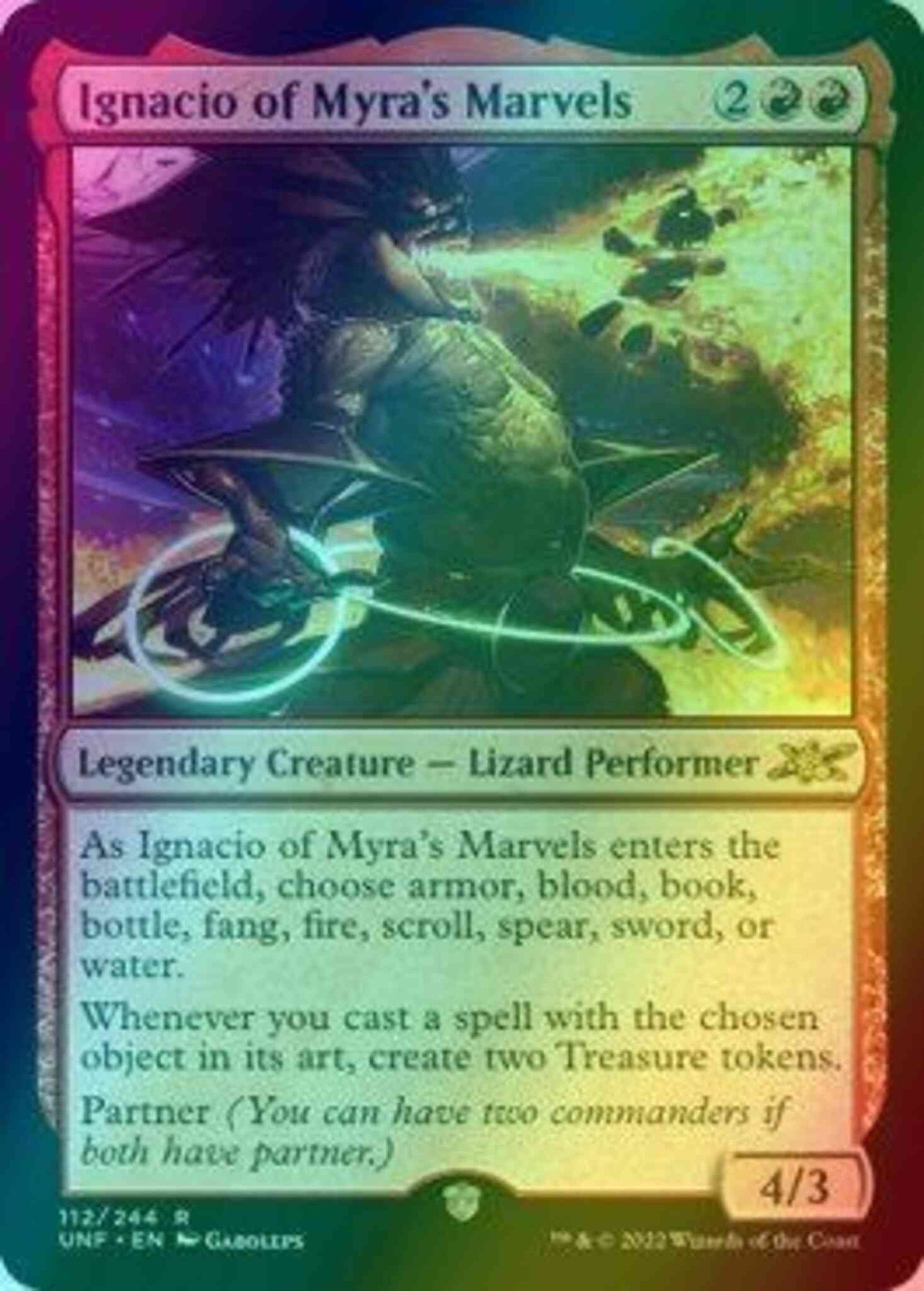 Ignacio of Myra's Marvels [112] [Unfinity] [Foil]