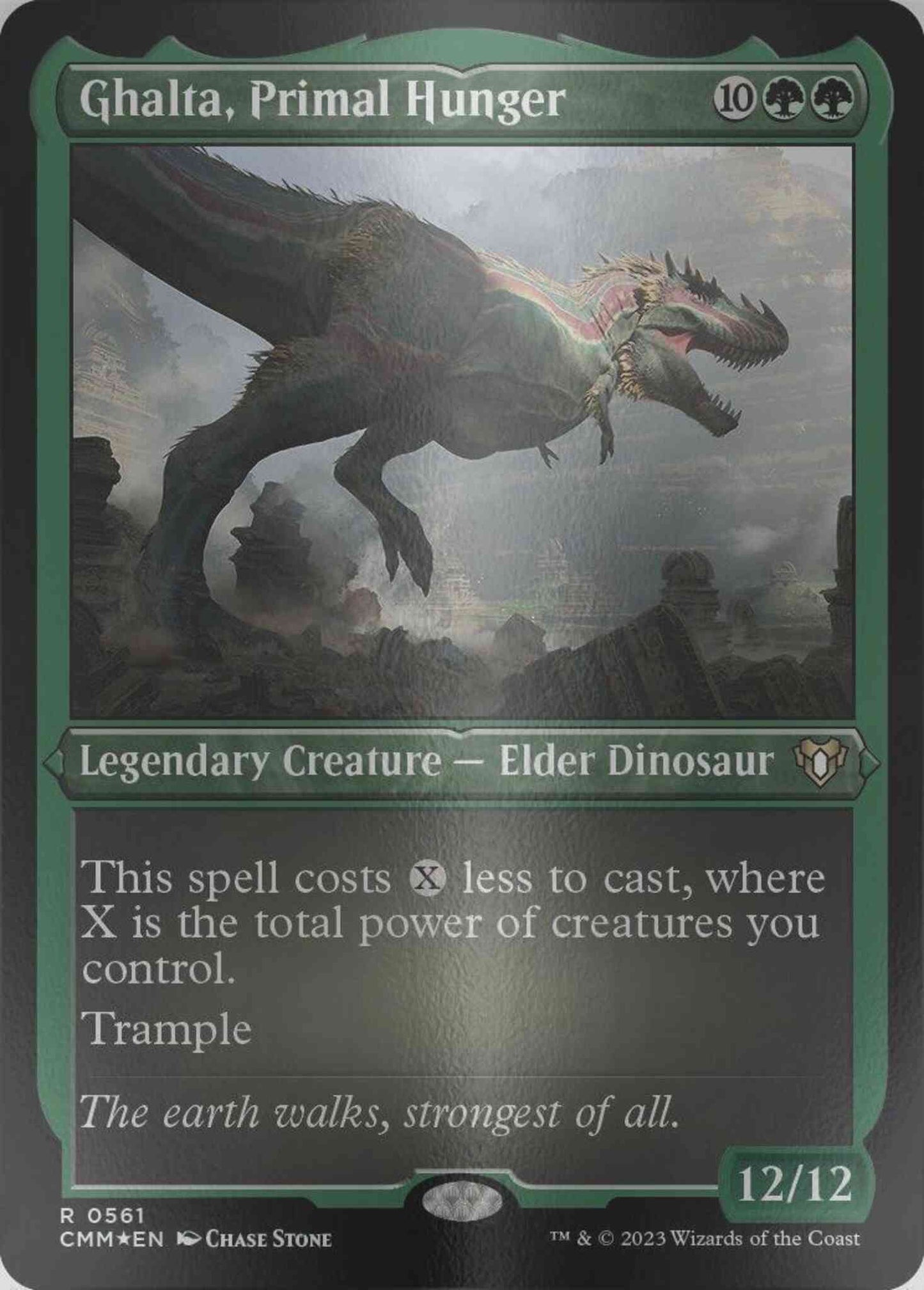 Ghalta, Primal Hunger [561] [Commander Masters] [Etched Foil]