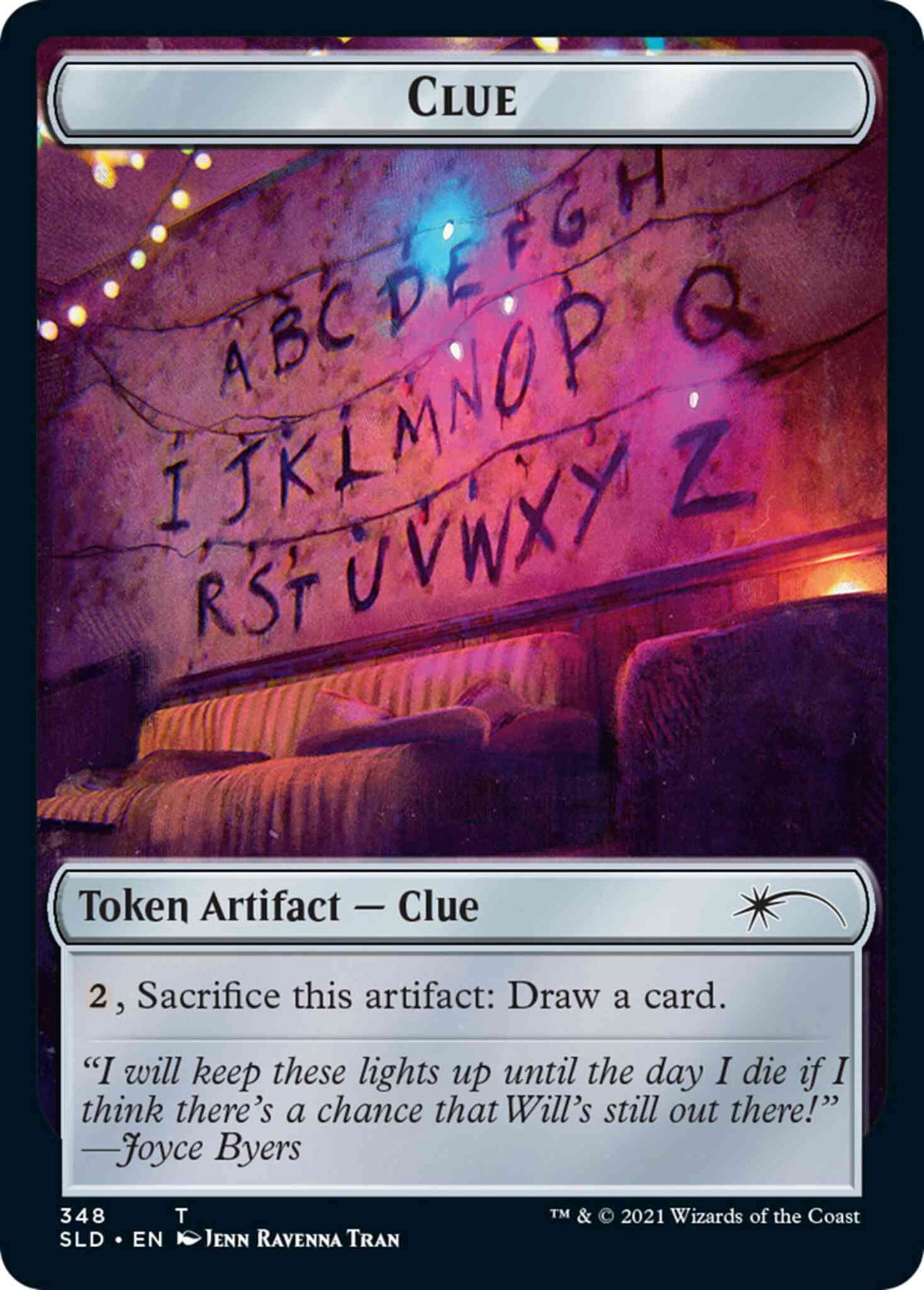 Clue Token [0348] [Stranger Things] [Secret Lair Drop] [Non-Foil]