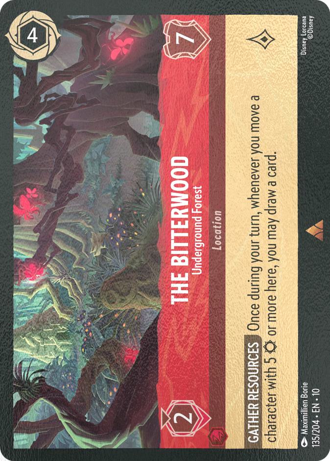 The Bitterwood - Underground Forest - 135/204 [Whispers in the Well] [Cold Foil]