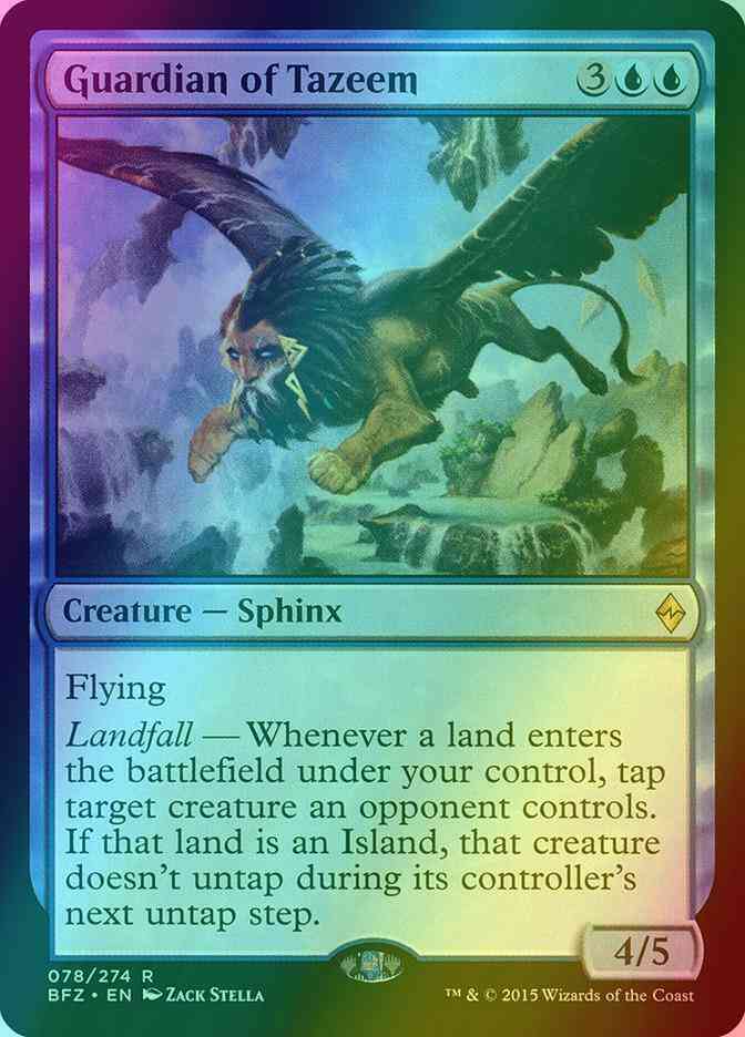 Guardian of Tazeem [78] [Battle for Zendikar] [Foil]