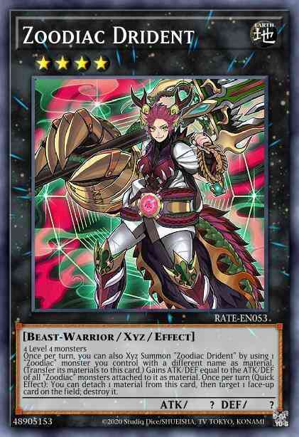 Zoodiac Drident - MP17-EN208 - Secret Rare - 1st Edition