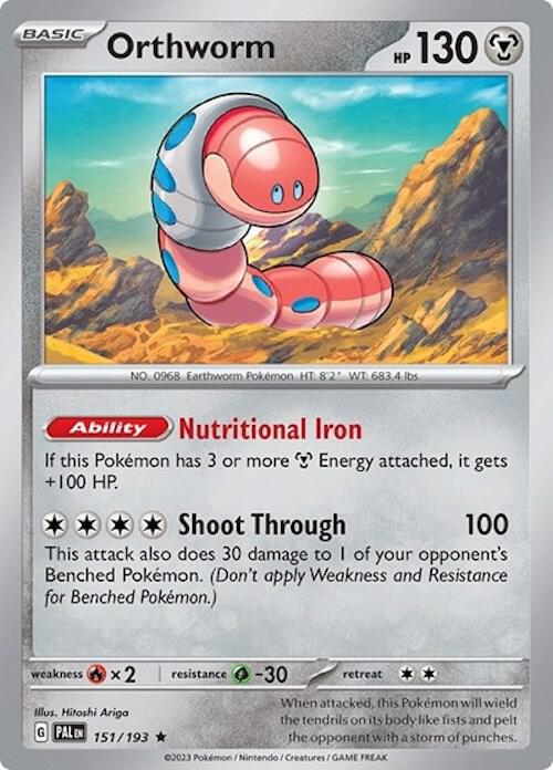 Orthworm - 151/193 - Promo [Theme Deck Exclusive] [sv02msp-151] [Non-Holo]