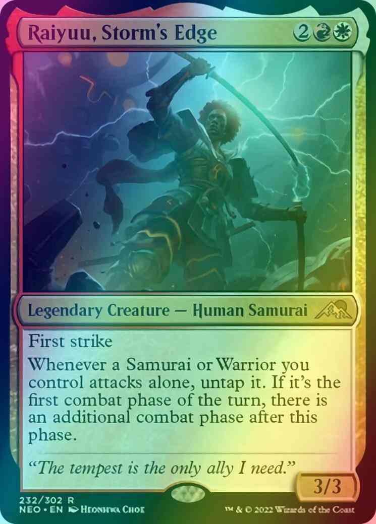 Raiyuu, Storm's Edge [232] [Kamigawa: Neon Dynasty] [Foil]