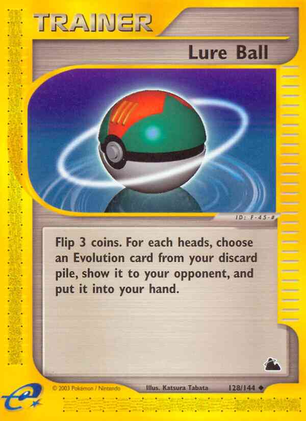 Lure Ball - 128/144 - Uncommon [ecard3-128] [Reverse Holo]