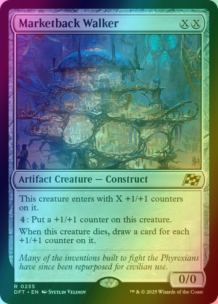 Marketback Walker [235] [Aetherdrift] [Foil]