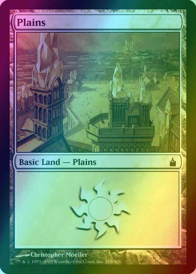 Plains [288] [Ravnica City Of Guilds] [Foil]
