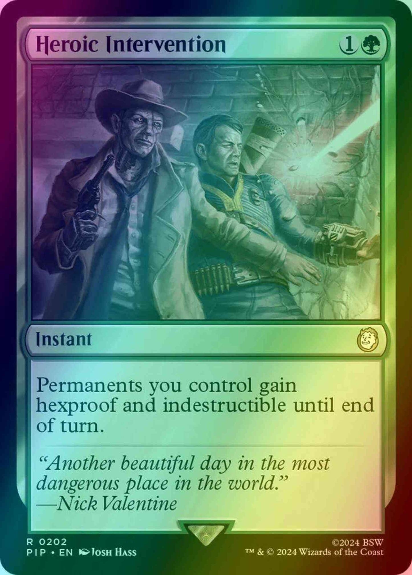 Heroic Intervention [202] [Fallout] [Foil]