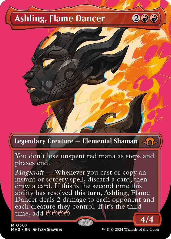 Ashling, Flame Dancer [367] [Borderless] [Modern Horizons 3] [Non-Foil]