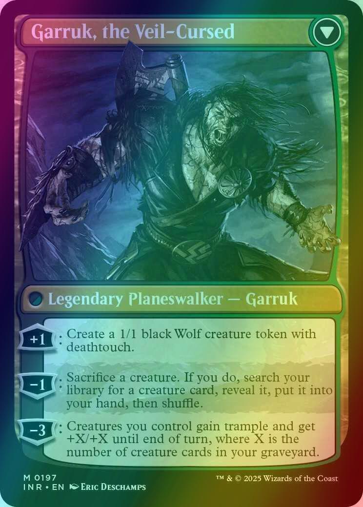 Garruk Relentless // Garruk, the Veil-Cursed [197] [Innistrad Remastered] [Foil]