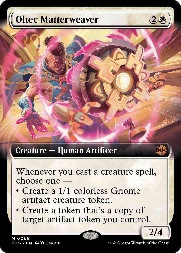 Oltec Matterweaver [68] [Extended Art] [The Big Score] [Non-Foil]