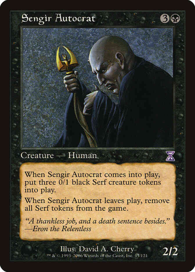 Sengir Autocrat [45] [Time Spiral Timeshifted] [Non-Foil]