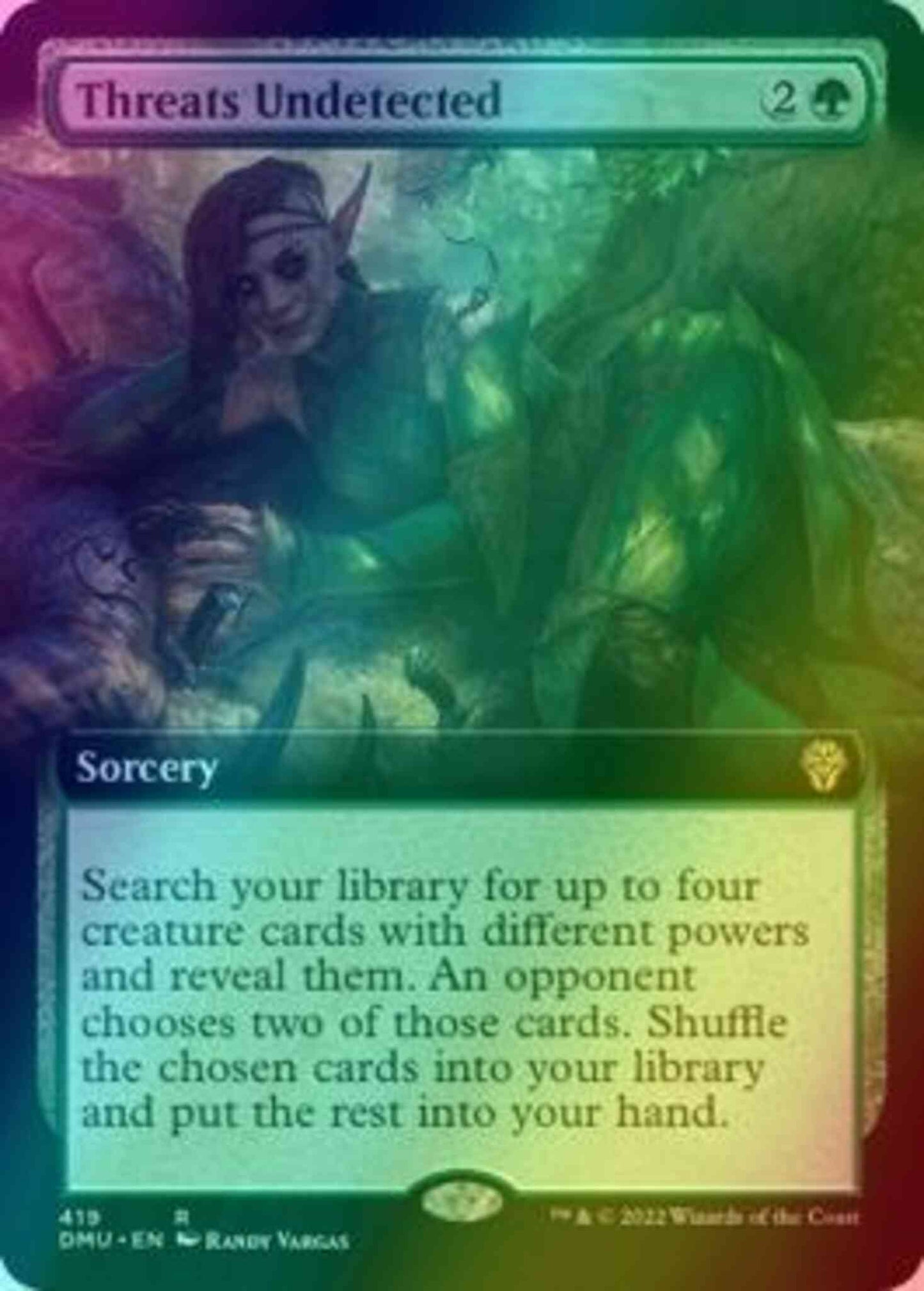 Threats Undetected [419] [Extended Art] [Dominaria United] [Foil]