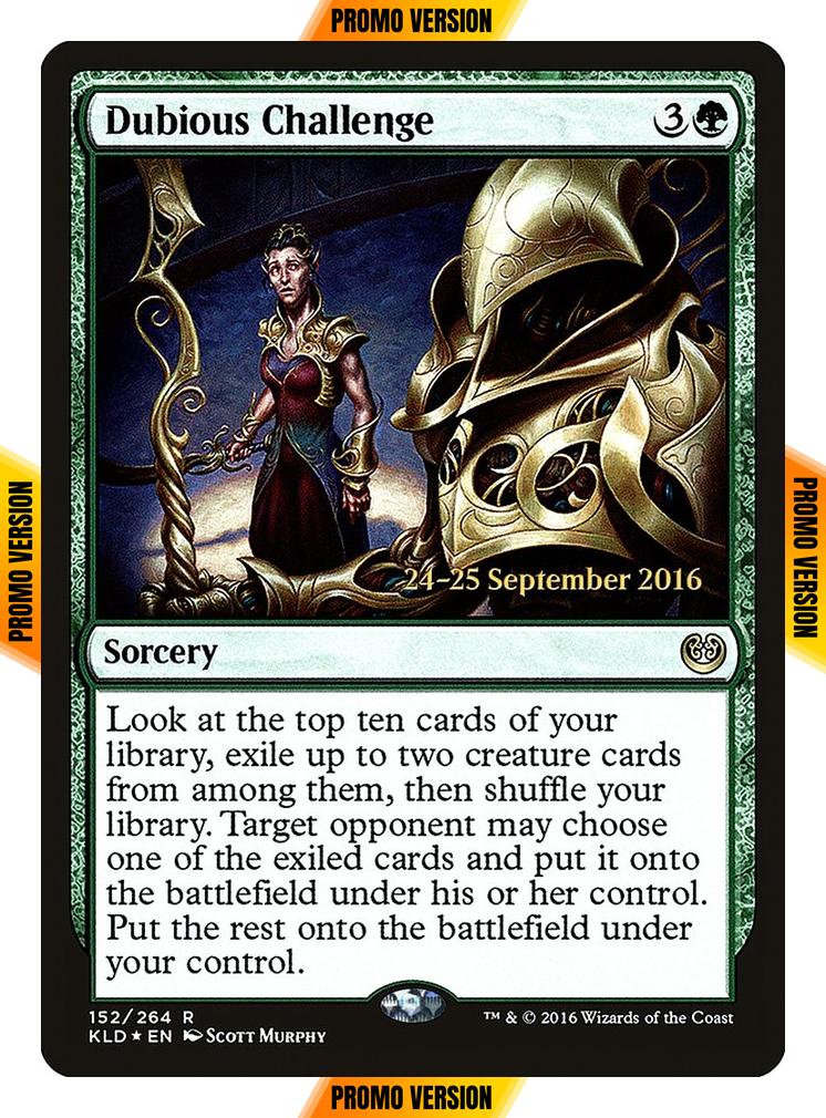 Dubious Challenge [152s] [Kaladesh Promos] [Foil]