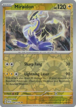 Miraidon - 080/198 - Rare [sv01-080] [Reverse Holo]