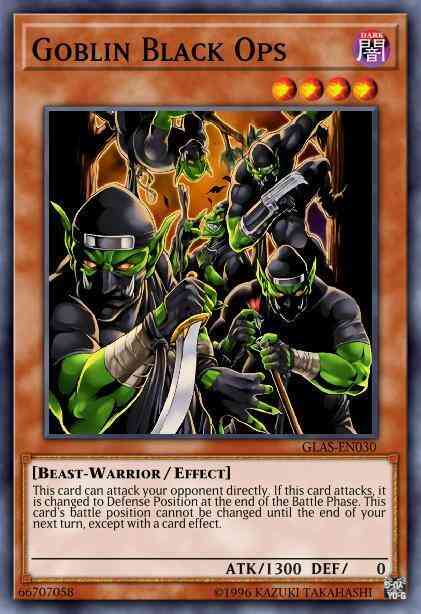 Goblin Black Ops - GLAS-EN030 - Rare - 1st Edition