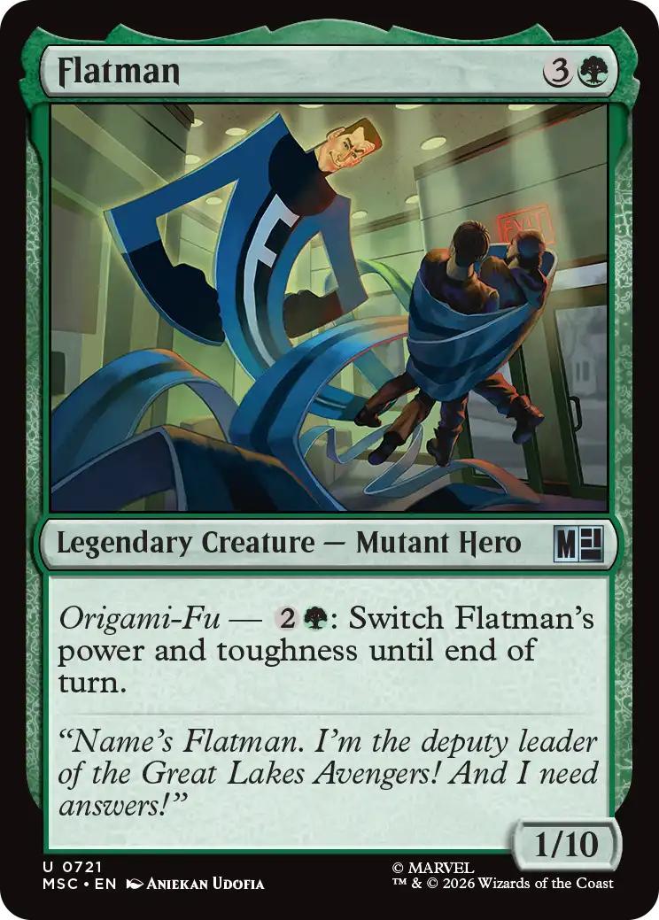 Flatman [721] [Jumpstart] [Marvel Super Heroes: Commander] [Non-Foil]