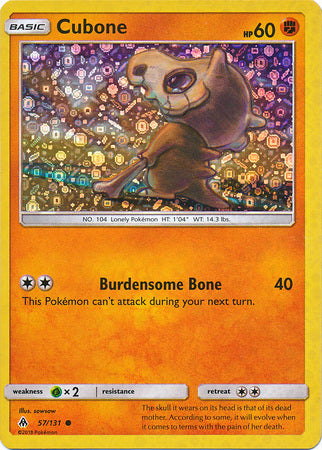 Cubone - 57/131 - Promo [Let's Go, Kanto! Mini Pack] [SM6MSP-57] [Holo]