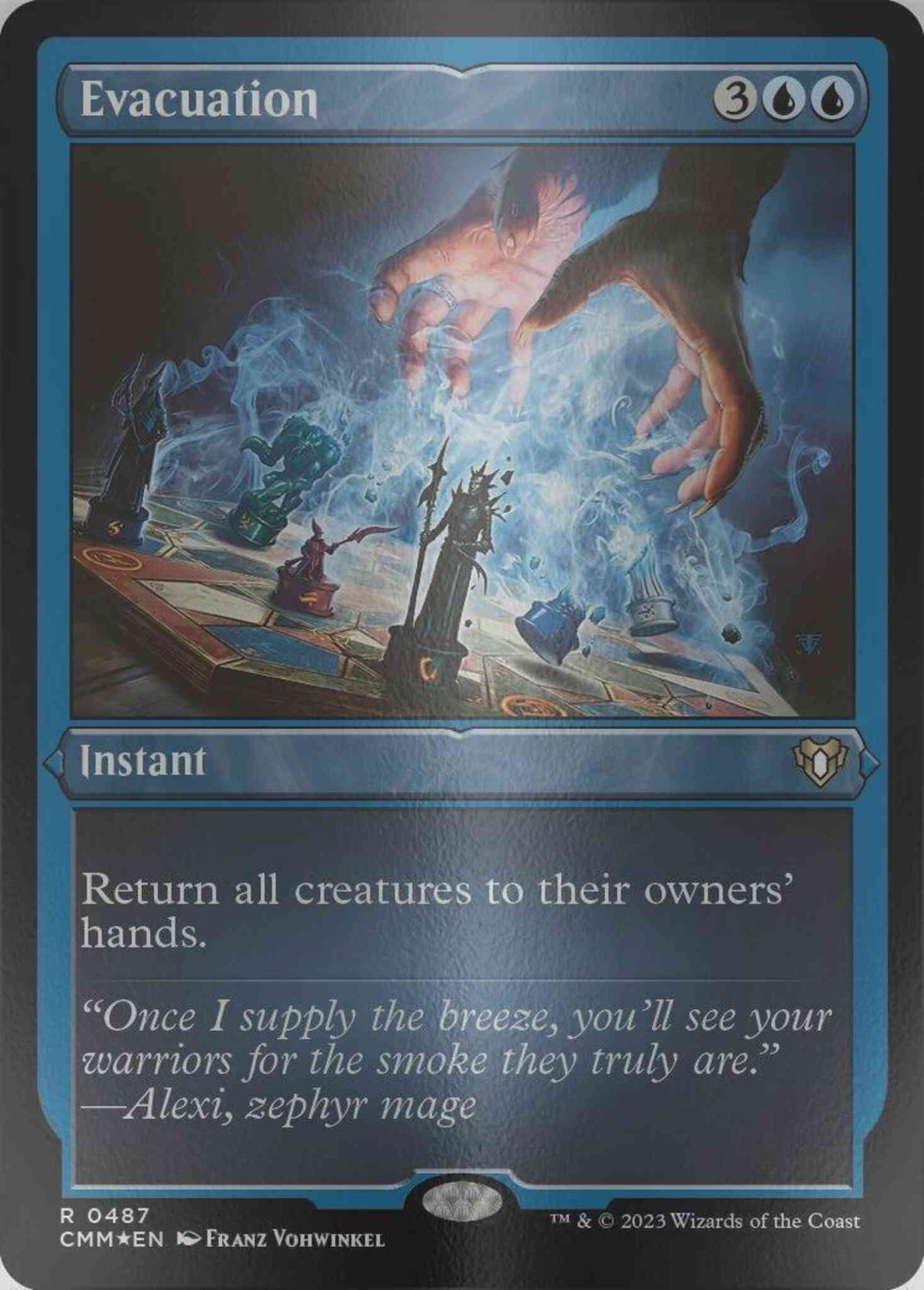 Evacuation [487] [Commander Masters] [Etched Foil]