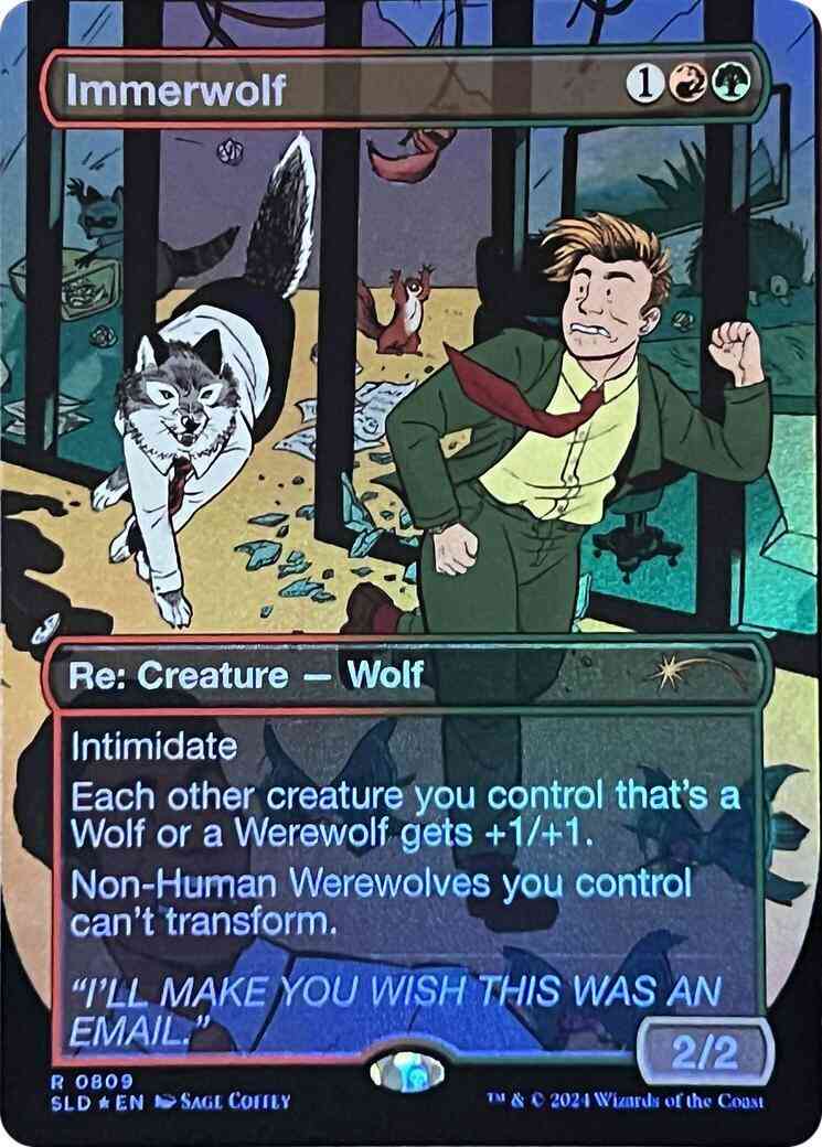 Immerwolf [0809] [Borderless] [Not a Wolf] [Secret Lair Drop] [Non-Foil]