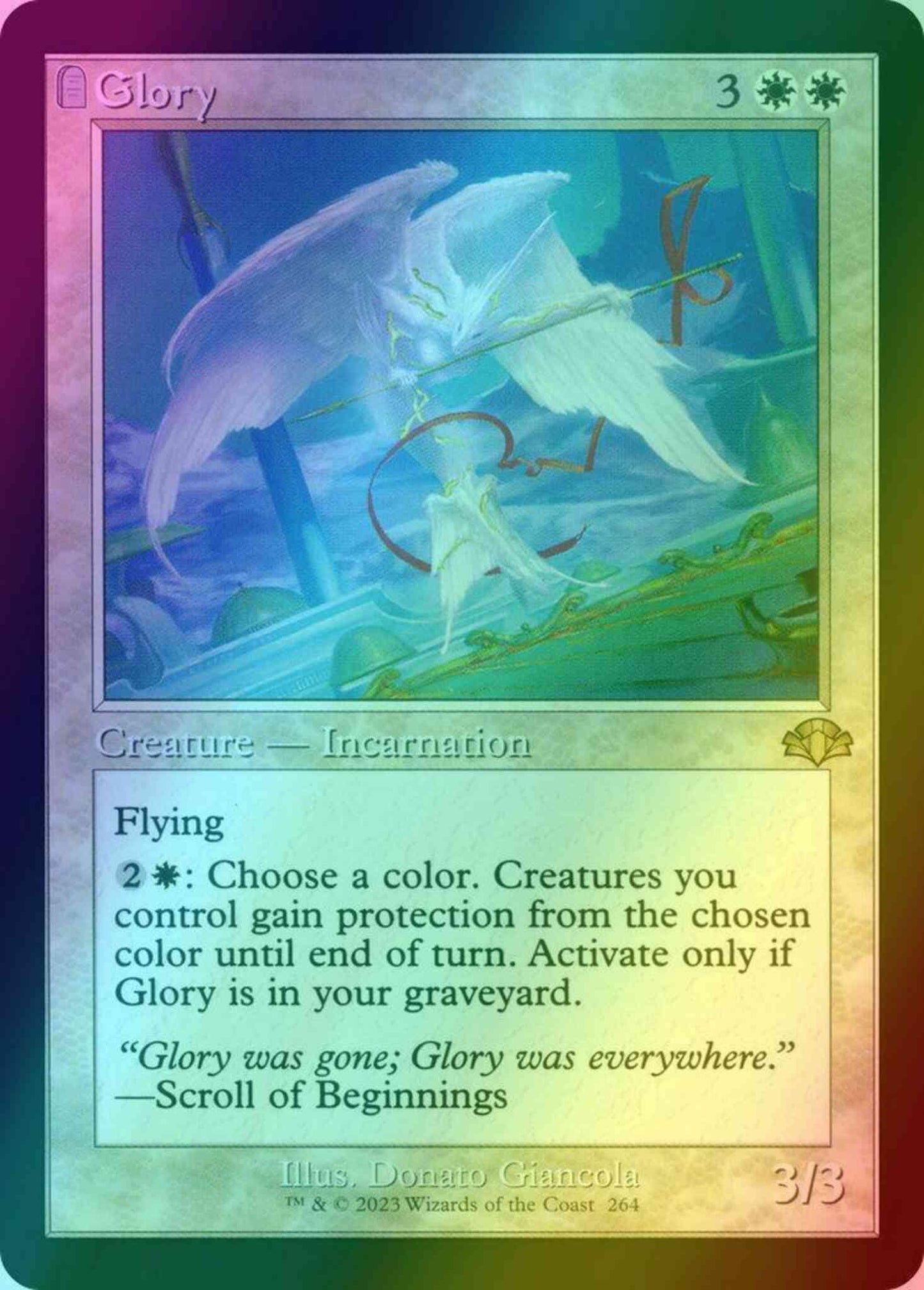 Glory [264] [Retro Frame] [Dominaria Remastered] [Foil]