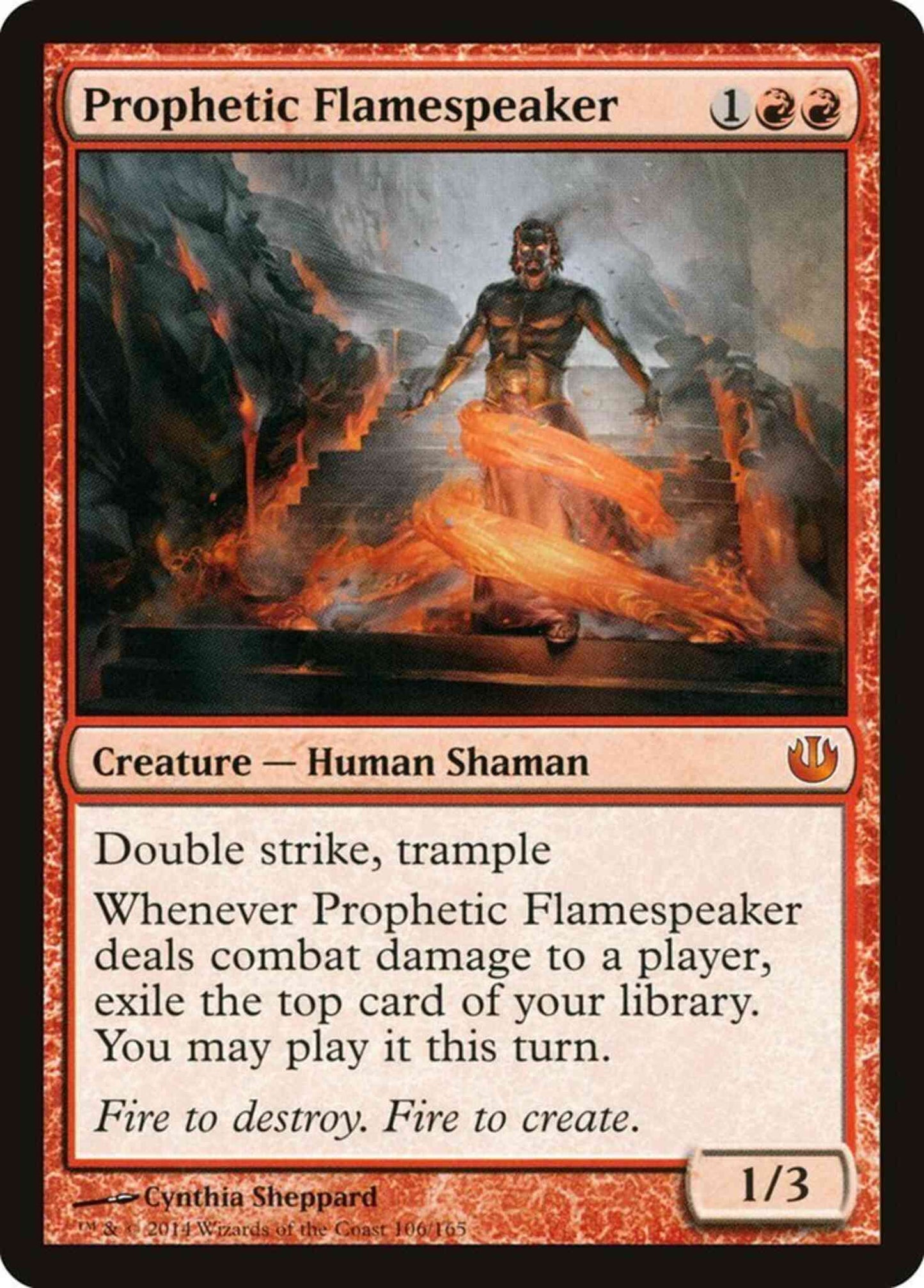 Prophetic Flamespeaker [106] [Journey into Nyx] [Non-Foil]
