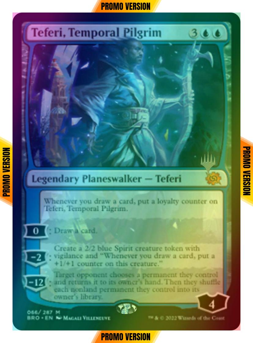 Teferi, Temporal Pilgrim [66p] [Promo Pack] [The Brothers' War: Promos] [Foil]