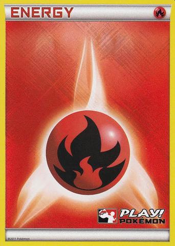 Fire Energy - 2011 Crosshatch Play! Pokemon Promo [Reverse Holo]