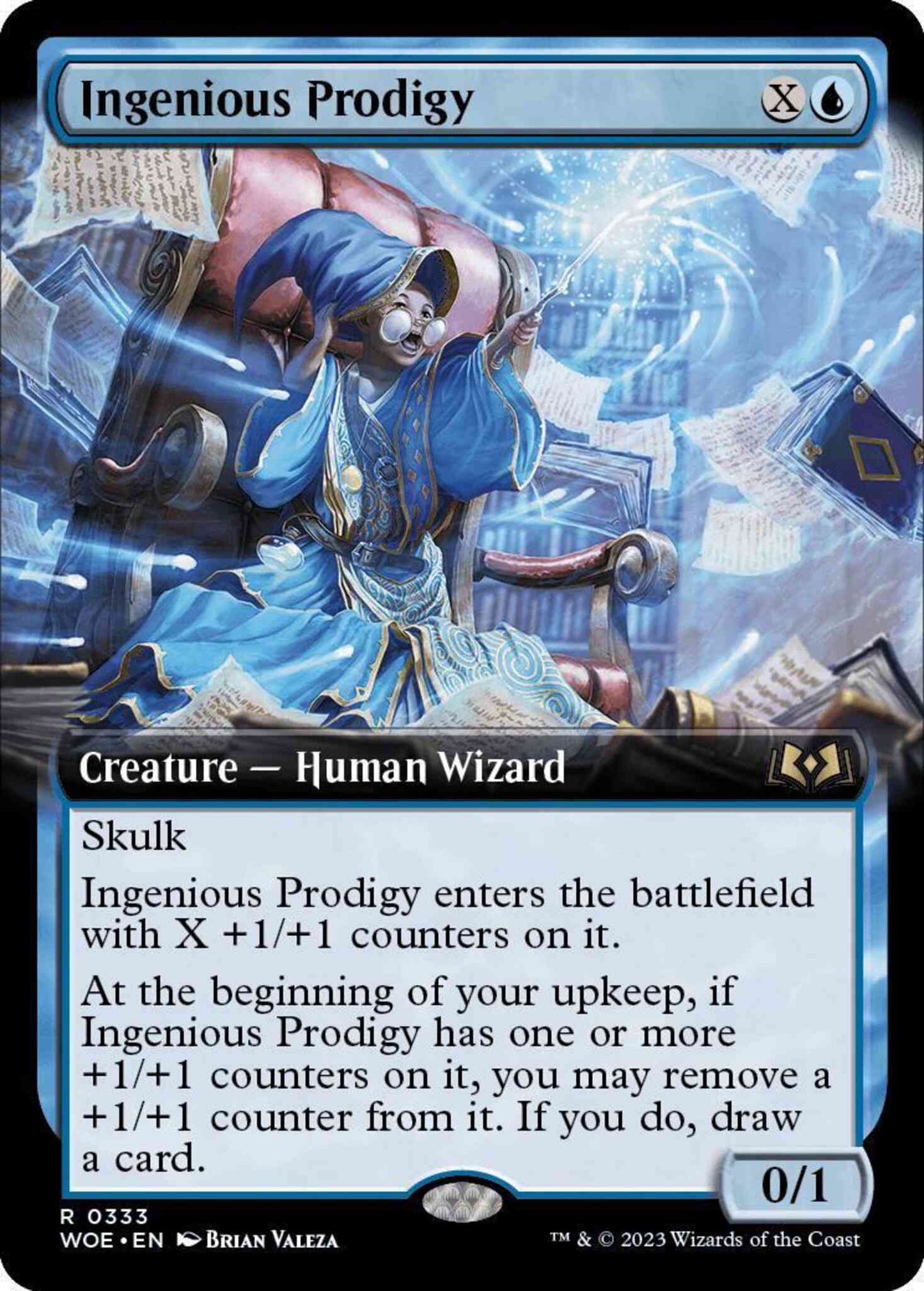 Ingenious Prodigy [333] [Extended Art] [Wilds of Eldraine] [Non-Foil]