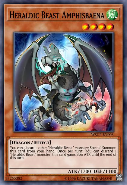 Heraldic Beast Amphisbaena - WSUP-EN003 - Super Rare - 1st Edition