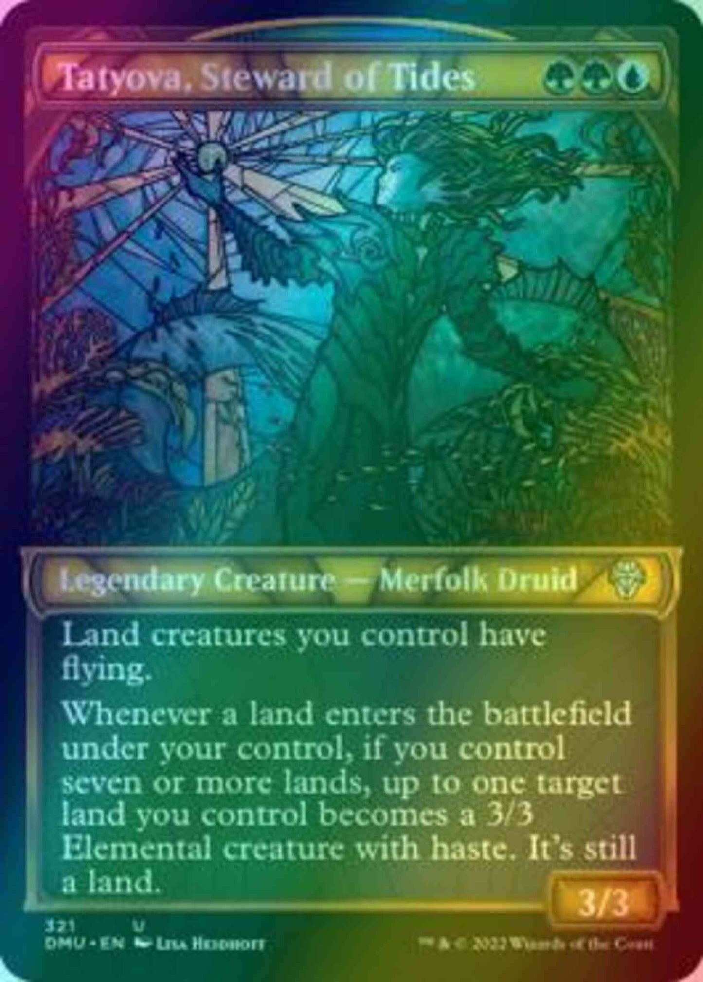 Tatyova, Steward of Tides [321] [Stained Glass Showcase] [Dominaria United] [Foil]