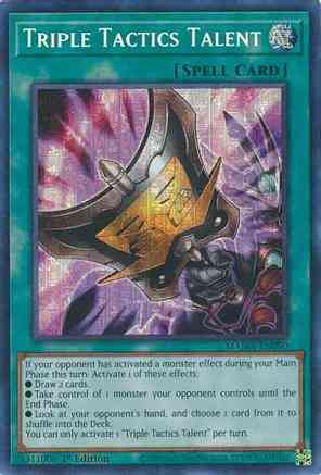 Triple Tactics Talent - MAMA-EN090 - Pharaoh Secret Rare - 1st Edition