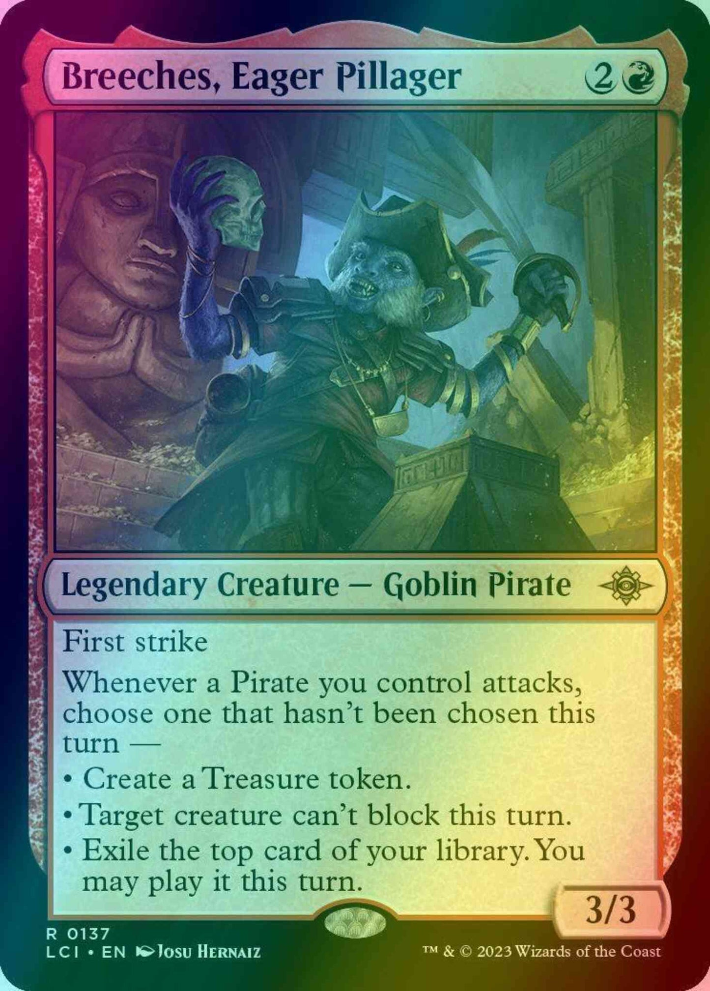 Breeches, Eager Pillager [137] [The Lost Caverns of Ixalan] [Foil]
