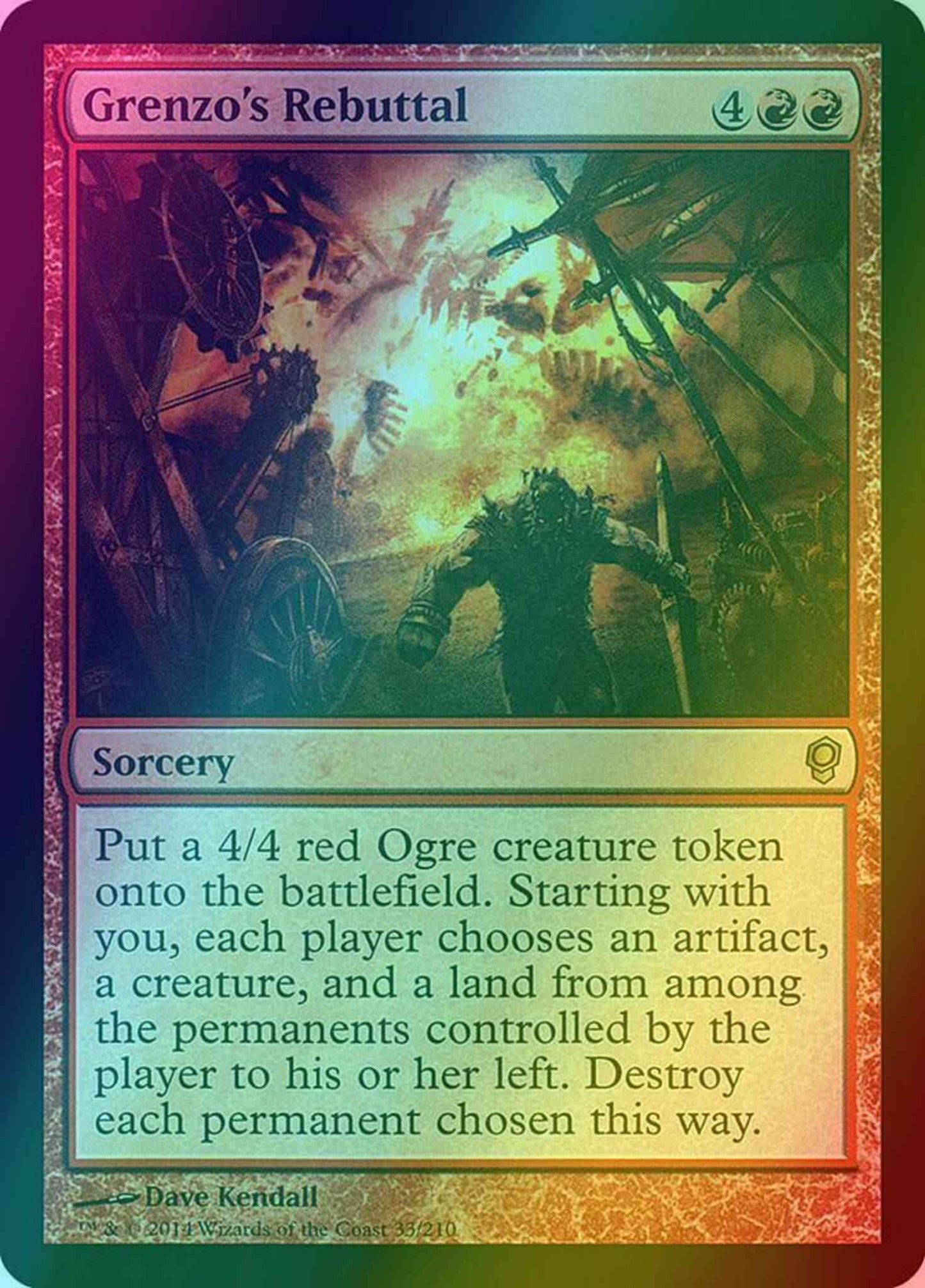 Grenzo's Rebuttal [33] [Conspiracy] [Foil]
