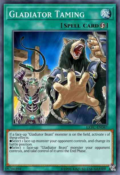 Gladiator Taming - EXVC-EN087 - Secret Rare - Unlimited