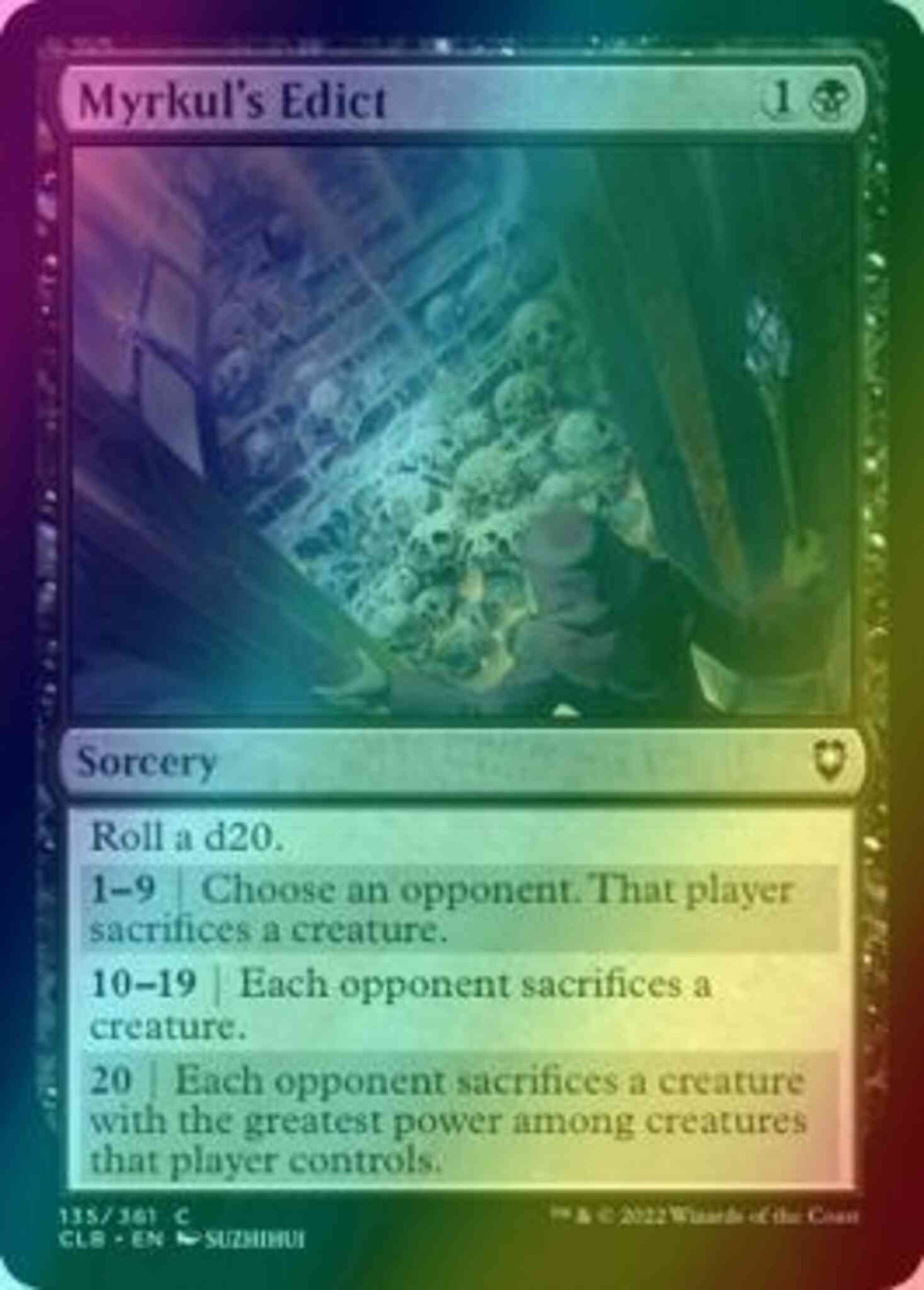 Myrkul's Edict [135] [Commander Legends: Battle for Baldur's Gate] [Foil]