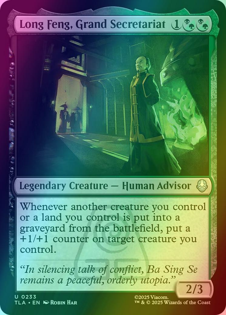 Long Feng, Grand Secretariat [233] [Avatar: The Last Airbender] [Foil]