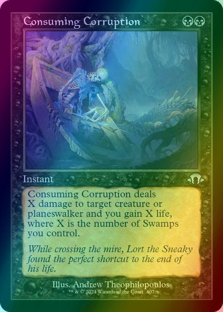 Consuming Corruption [407] [Retro Frame] [Modern Horizons 3] [Foil]